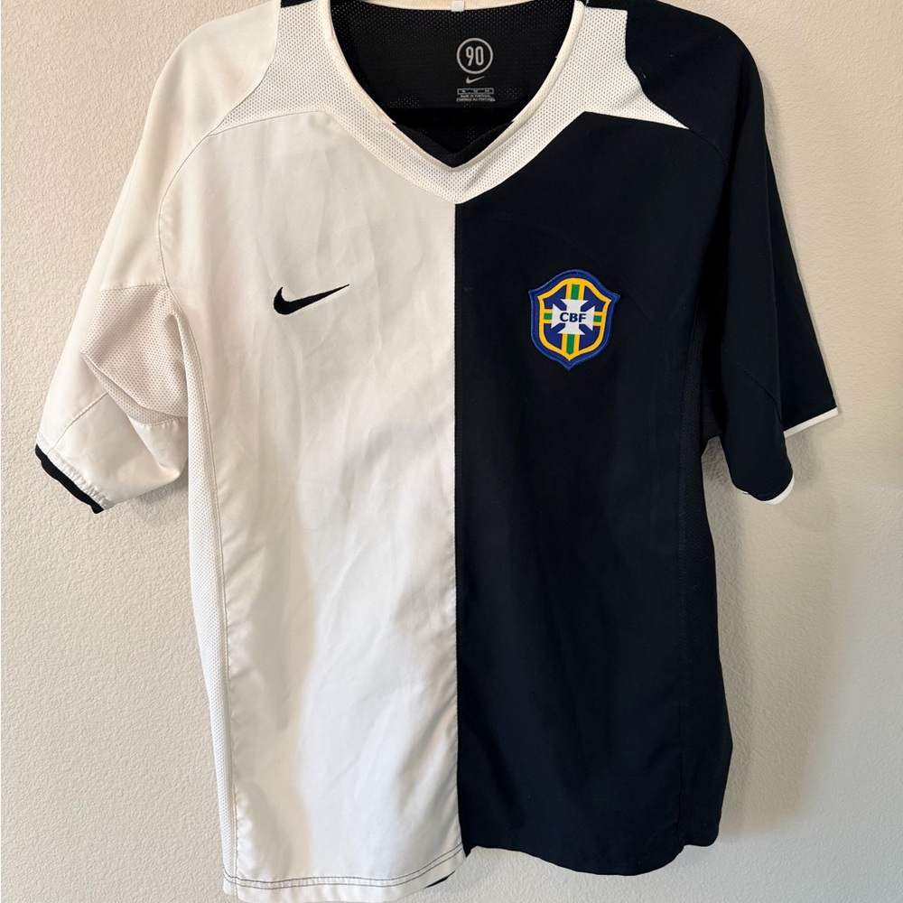 Brazil Pelé - Nike Black and White Jersey
